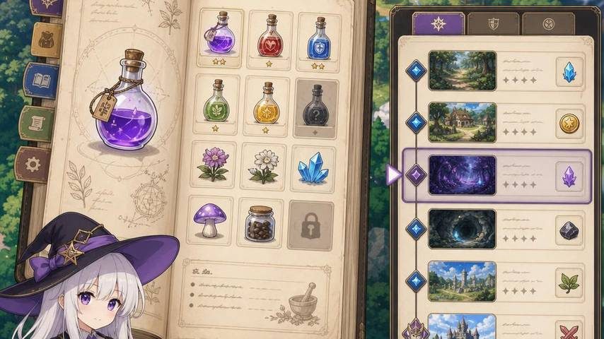 魔女秘药 手绘2D 演示图 7